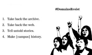 Domains Resist Protest Slide