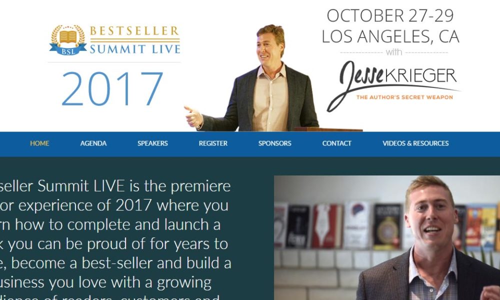 Bestseller Summit Live with Jesse Krieger